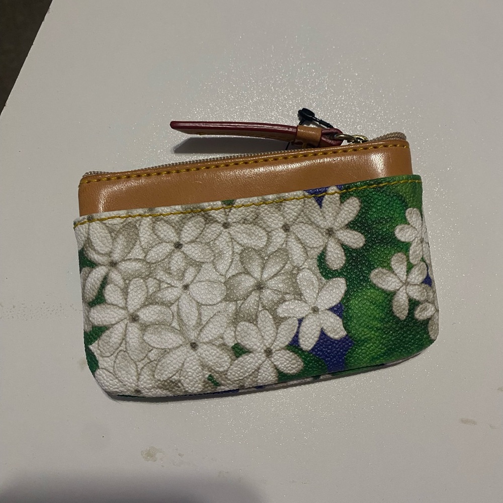Dooney & Bourke Green & Blue Hydrangeas Wallets